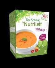 Nutrilett VLCD Thai Soup 15 pack AINESOSAT RAVINTOARVO SOIJAPROTEIINI, maltodekstriini, SOIJAKUITU, kivennäisaineet (kaliumkloridi, magnesiumsitraatti, kalsiumsitraatti, kalsiumfosfaatti,