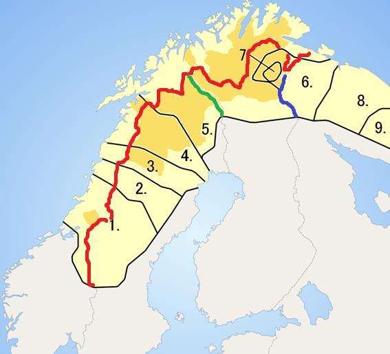 Kielikontaktien nykypäivää Valtakuntien rajat ovat jakaneet saamelaiskielet omien valtakieltensä vaikutuspiiriin. Useamman valtakielen osaaminen entistä harvinaisempaa.