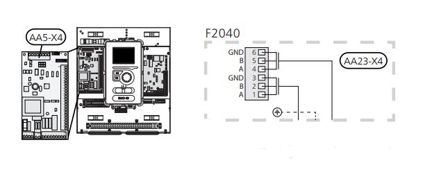 NIBE Vento Plus Sähkökytkennät, sulakekoot sekä mittatiedot Muut kytkennät kohdasta Yhteiset kytkennät Plus paketit, sivulla 24.