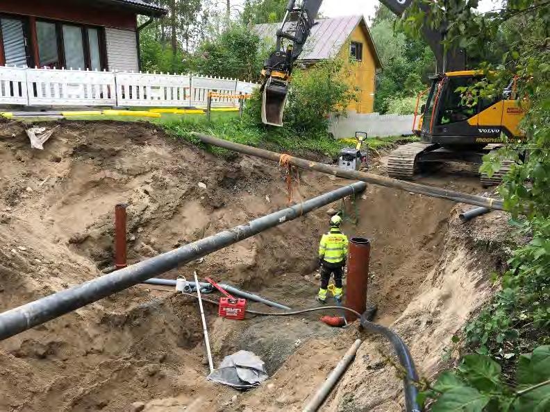 katselmus, jossa selvitetään käytössä olevien järjestelmien kaapeleiden sijainti,