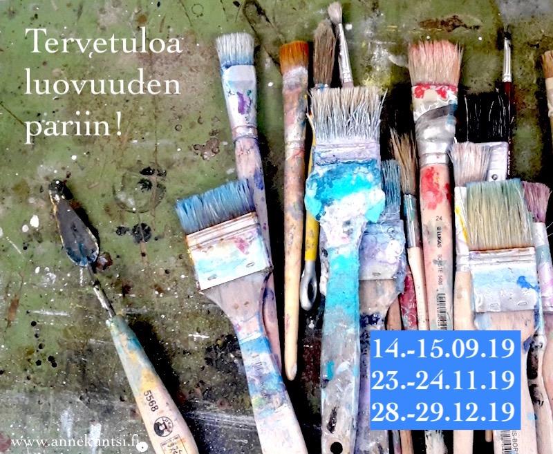 VEDIC ART KURSSIT MÄKKYLÄSSÄ Vedic Art toimii yksilöllistä ilmaisua syventäen. Luovuuden käynnistäminen on etusijalla. Luovuus ei ole meidän ulkopuolellamme, vaan se on meidän sisällämme.