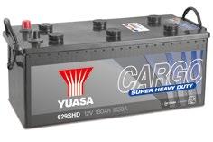 YUASA HYÖTYAJONEUVOAKUT CARGO SHD Cargo SHD-sarja on oikea valinta hyötyajoneuvoihin, joissa on esim.