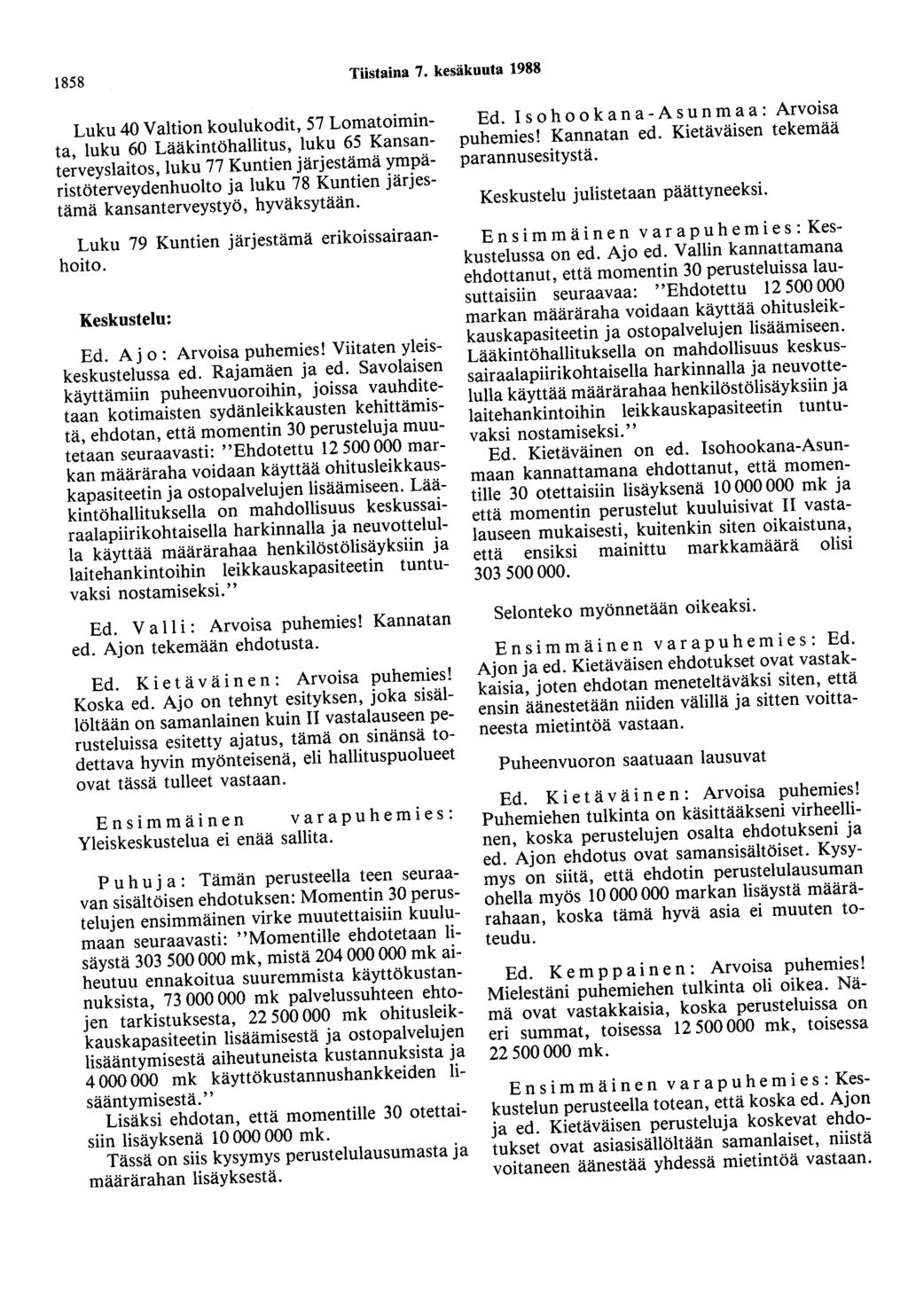 1858 Tiistaina 7.