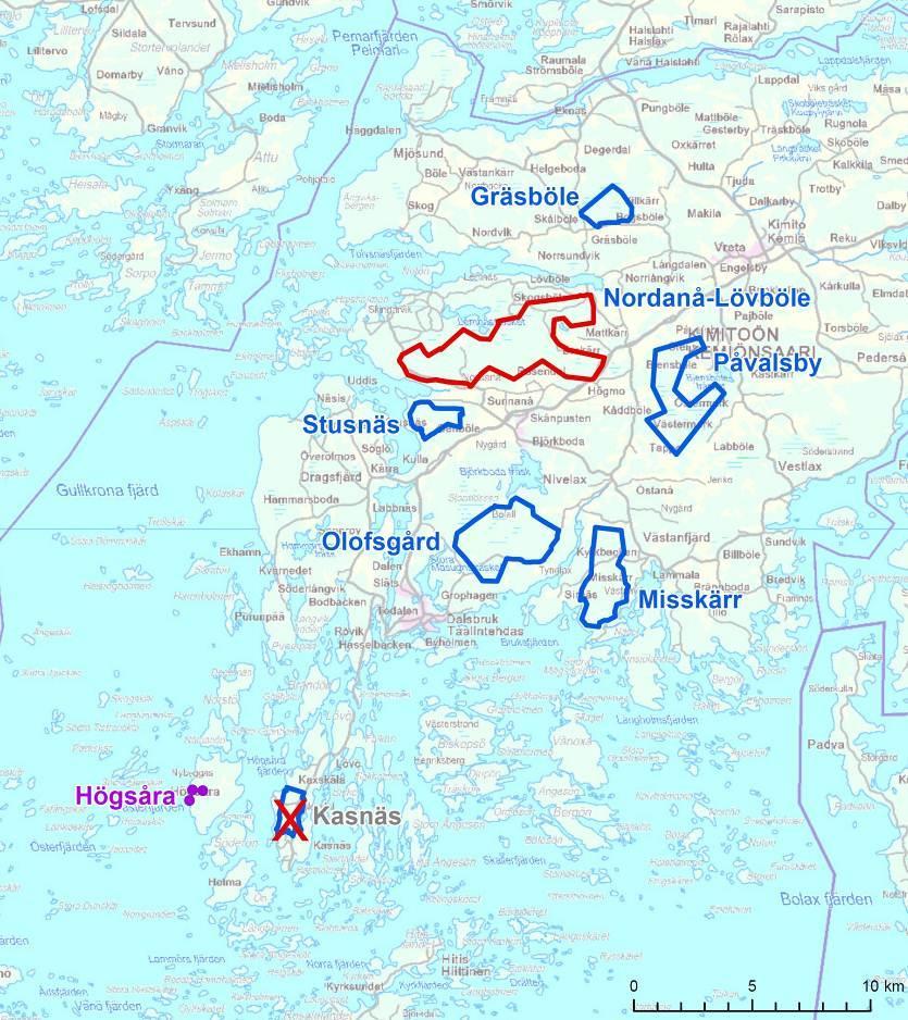 Kaukokulkeutumissopimusta koskeva pöytäkirja 1999 ja asetus nro 40/2005 Natura 2000-verkosto Luonnon monimuotoisuuden suojelun ja kestävän käytön strategia 2006 2016 Melun ohjearvot 2.5.11 Lähiympäristön kaavatilanne ja suunnitelmat Osayleiskaavoitettavan alueen läheisyydessä ei ole muita kaavahankkeita.