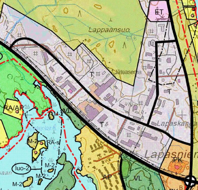 KANGASNIEMEN KUNTA, LAPASKANKAAN ALUEEN KAAVAMUUTOKSET 2019, EHDOTUS - 4-3.