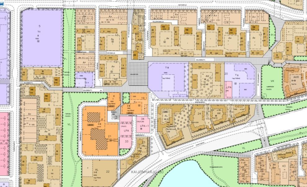 FCG SUUNNITTELU JA TEKNIIKKA OY Loppuraportti 7 (39) 2.2 Suunnittelutilanne Uuden Oulun yleiskaava Yleiskaavakartassa 1 Kaijonharju sijoittuu kaupunkikehittämisvyöhykkeelle 2, kaupunkikäytävät.