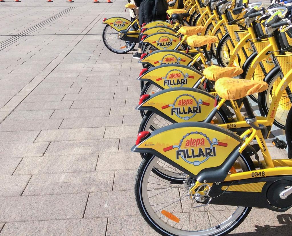 11 Pyörällä palaveriin Talpa oli kaupungilla ensimmäisten joukossa, kun HSL:n kaupunkipyörät otettiin työkäyttöön toukokuussa.
