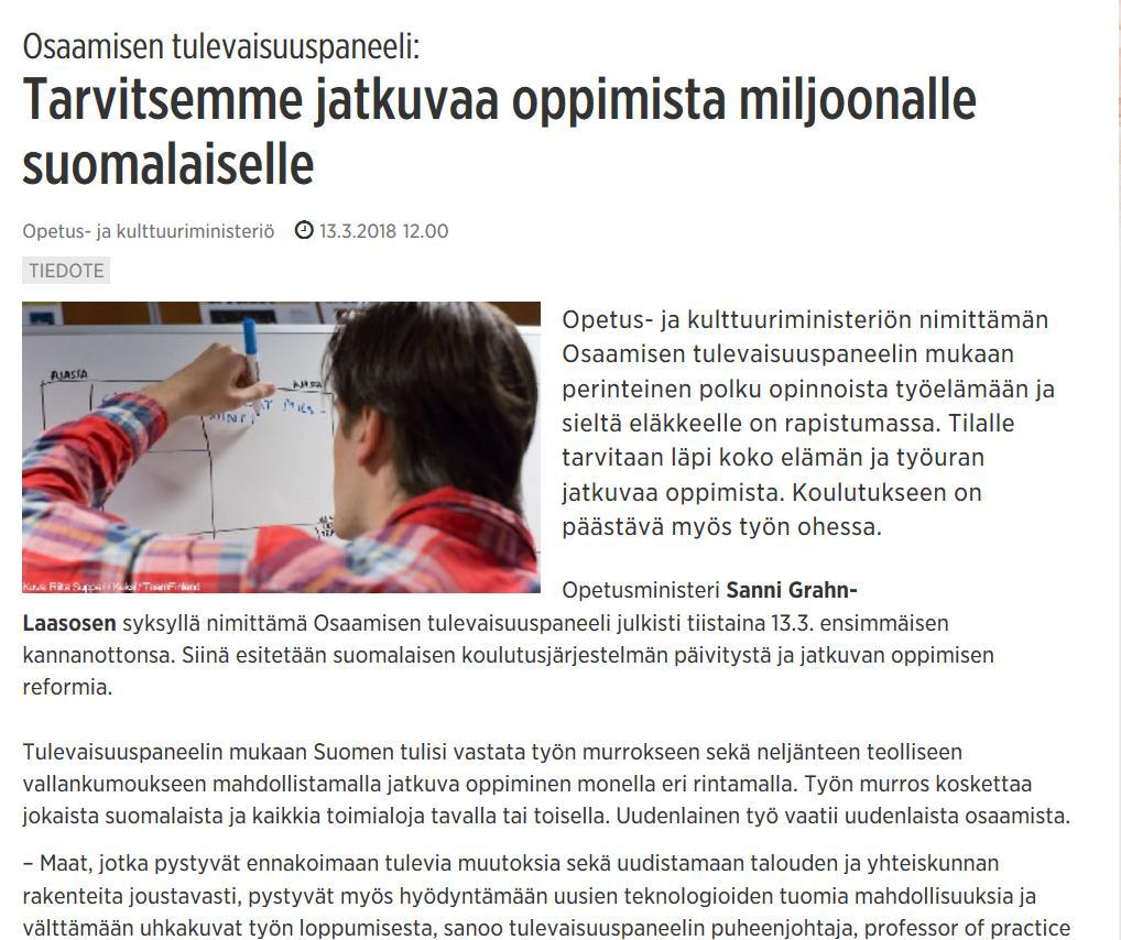 Jatkuvan oppimisen