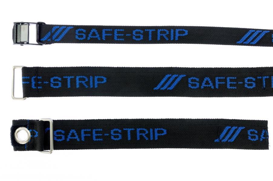 Safe-Strip mallit: Safe-Strip tarranauhalla ja ripustusreiällä Safe-Strip tarranauhalla ilman ripustusreikää