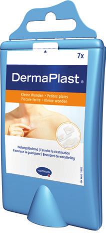 Dermaplast Hydro pienille haavoille 30-536271 lajitelma 7 DermaPlast Hydro leikattava laastari Vedenkestävä, hengittävä ja läpinäkyvä leikattava