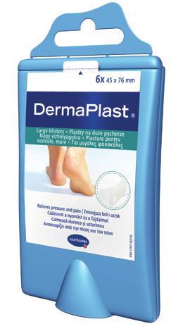 Dermaplast Hydro leikattava laastari 30-536261 6,5 x 9 cm 3 DermaPlast Hydro Heel kantapäälaastari Kipua lievittävä hydrokolloidilaastari, joka nopeuttaa kantapään