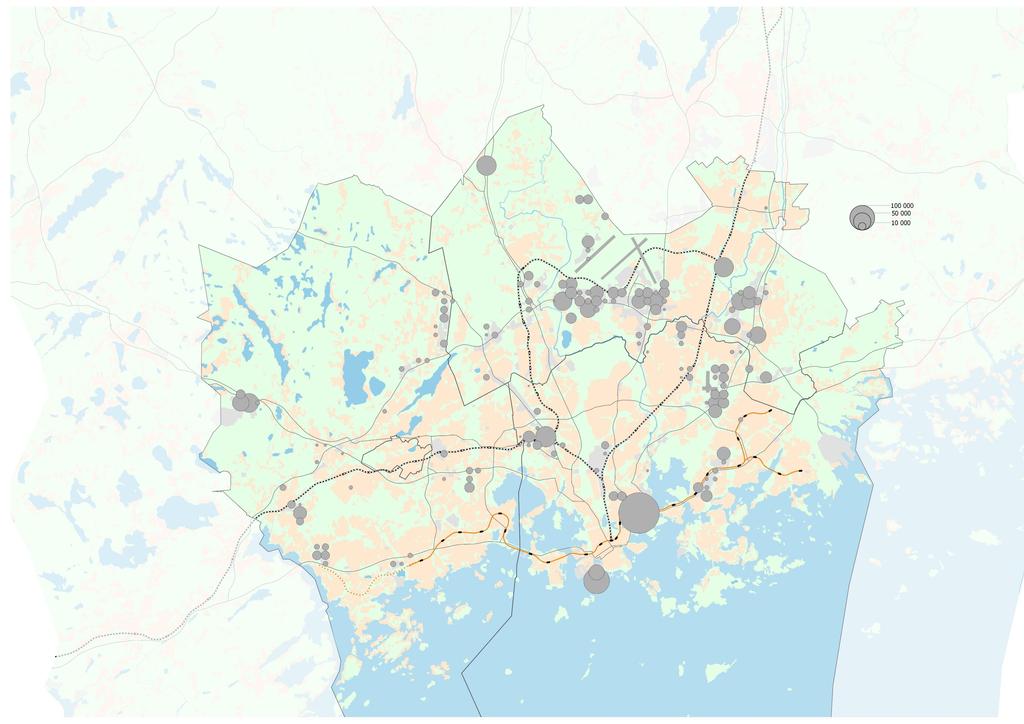 Teollisuus- ja varastotilavaranto tyhjillä ja lähes tyhjillä kaavayksiköillä 1/2019 Varanto kerrosneliömetreinä