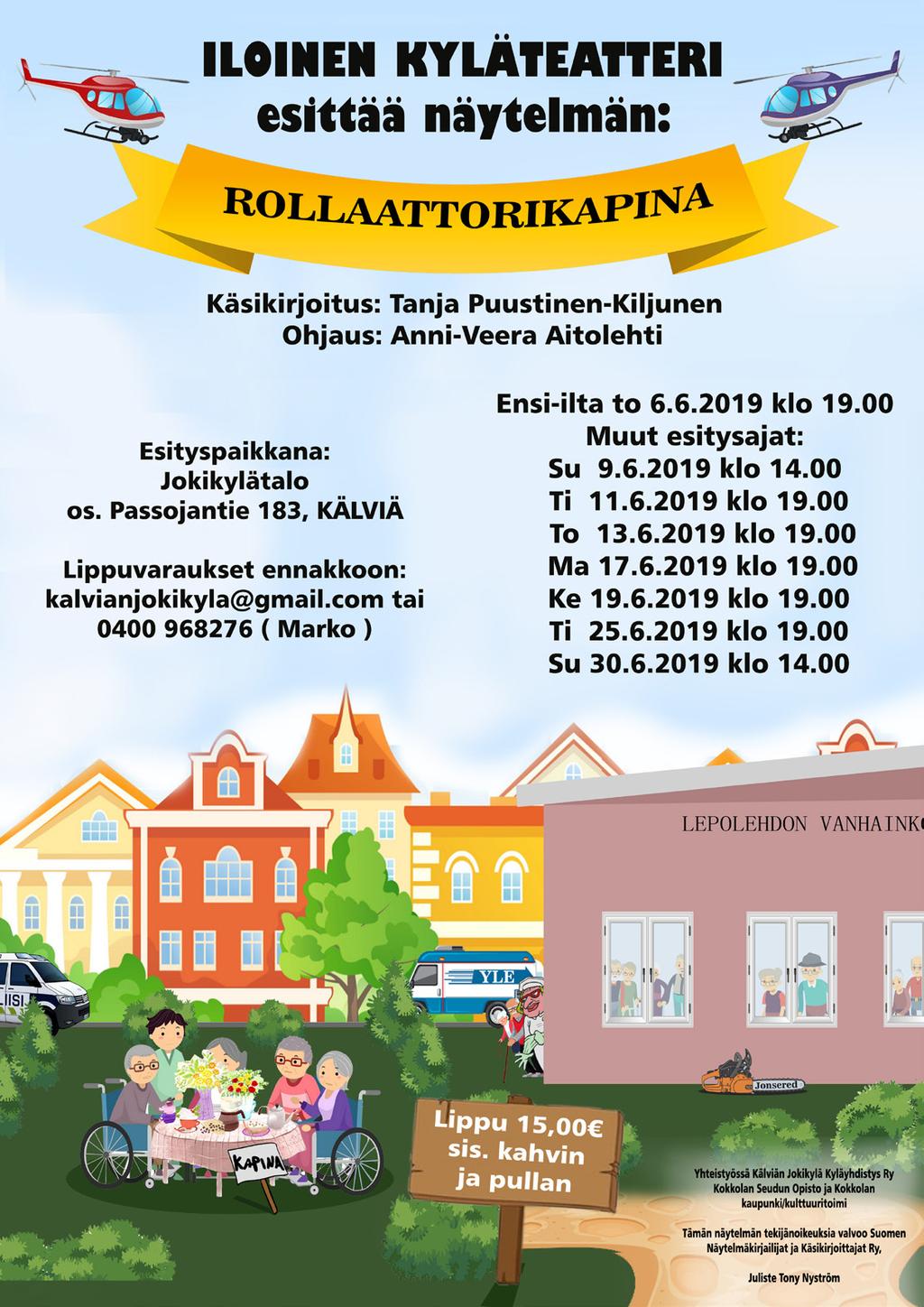 00 JUHLAVUODEN YLEISÖLUENNOT KESKUSSAIRAALAN AUDITORIOSSA Palliatiivinen hoito Soitessa keskiviikkona 14.8.