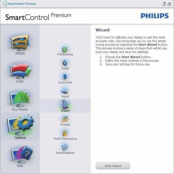 3. Kuvan optimointi Aloitus Standard (Standarditilassa) Adjust menu