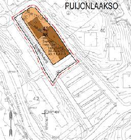 KUVA 21 ILMAKUVASOVITUS VE B KUVA 22 PIENENNÖS KAAVA VE B Asemakaavan valmisteluvaiheen vaihtoehdossa C (VE C) pohjoisen kortteliin on esitetty vaihtoehdon B kanssa samanlaista