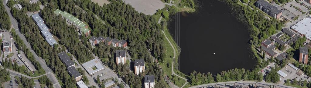 RAJALAN AITTA, PUIJONLAAKSO 12-43 7 3 LÄHTÖKOHDAT 3.1 Selvitys suunnittelualueen oloista 3.1.1 Alueen yleiskuvaus Suunnittelualue sijaitsee Puijonlaakson (12.