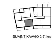 kerros Asunto A24, 4. kerros Asunto A32, 5. kerros Asunto A40, 6. kerros Asunto A48, 7. kerros Muutokset mahdollisia.