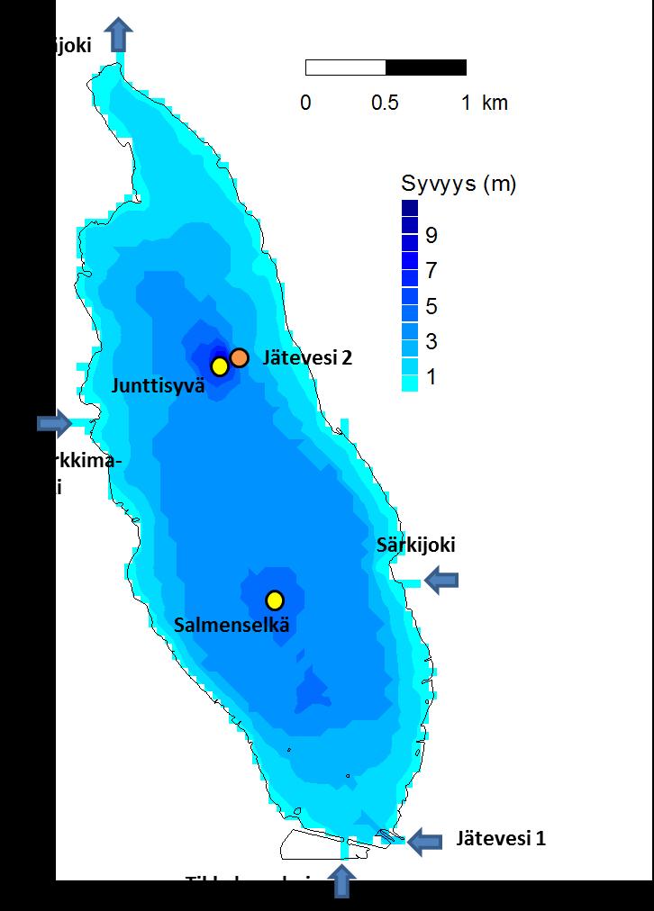 ESIMERKKI MALLINNUSKOHTEESTA: PYHÄSALMI / JUNTTISELKÄ Kaivoksen sulkemisen suunnittelu Miten järven tila muuttuu sulkemisen jälkeen ja jälkihoidon aikana?