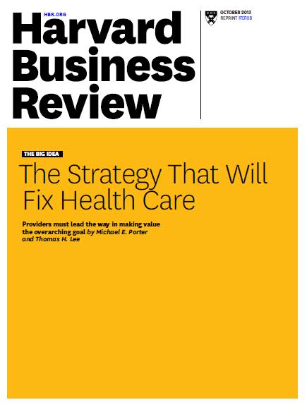 If we can agree on the overarching goal of value for health care systems improving outcomes that matter to patients relative to the cost of achieving those outcomes then we can begin to make progress.