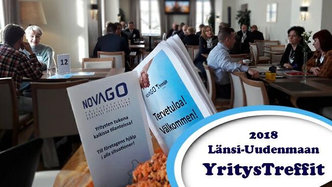 044 526 2768 tai toimisto@lohjanyrittajat.fi Esityslista liitteenä! Uudenmaan Yrittäjät ja Novago kutsuu sinut YritysTreffeille 5.4. - käyntikortit mukaan!