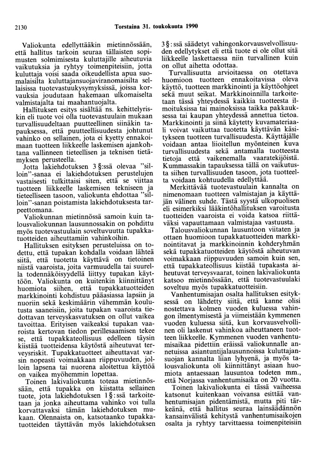 2130 Torstaina 31.