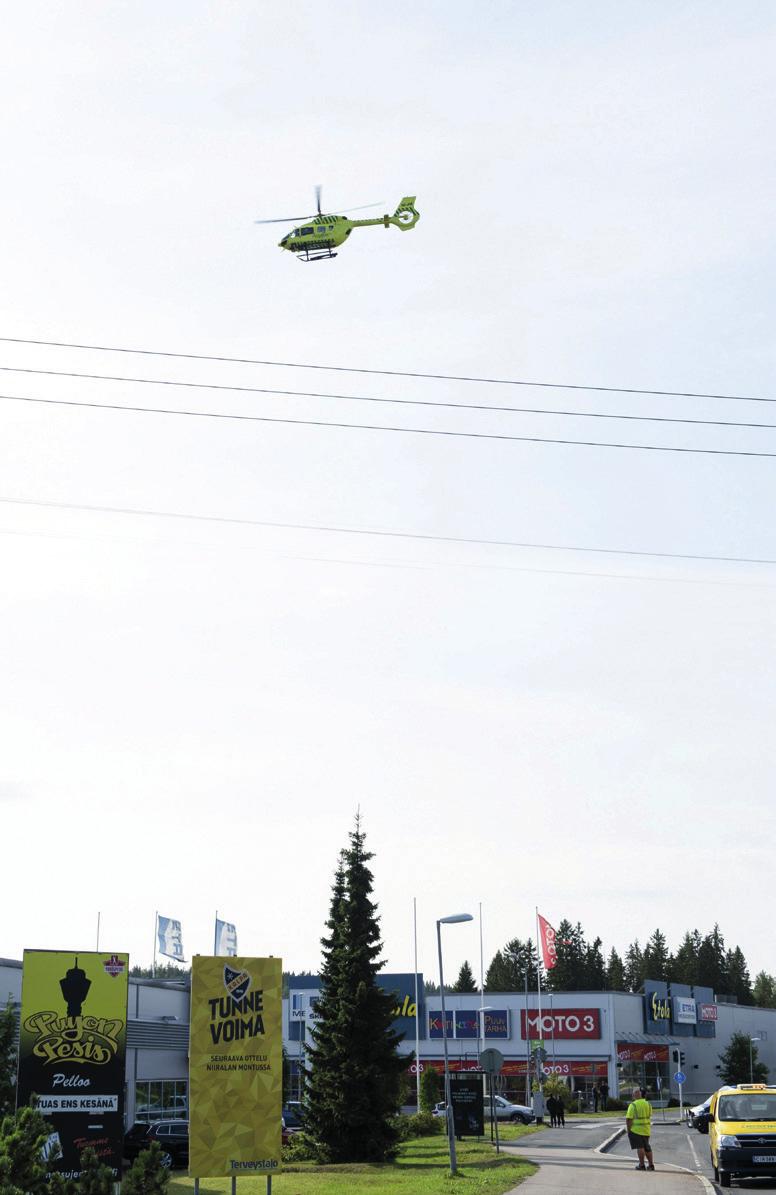 Vaikka hänellä ei ole suuronnettomuudesta käytännön kokemusta, harjoituksissa sisäistetyt opit palautuvat mieleen: mahdollisimman monelle pitää tehdä mahdollisimman vähän ja mahdollisimman nopeasti.
