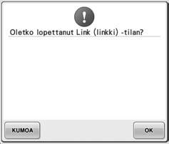 Avaa toinen tietokoneelta lähetetty kuvio b koskettamalla -painiketta ja jatka sitten kirjontaa toistamalla toimenpiteet aloittamalla vaiheesta 8.