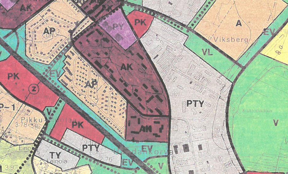 Korttelin 421 maanomistajat, kaupungin infrapalvelut. Asemakaavan tarkoituksena on tutkia korttelin 421 kiinteistöjen jätesäiliöiden ja autopaikkojen sijoitusta viereiselle pienelle puistoalueelle.