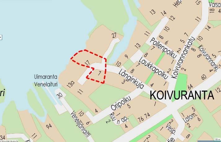 Kouvolan kaupunki Kaupunkisuunnittelu OSALLISTUMIS- JA ARVIOINTISUUNNITELMA LIITE 2 LÅNGINKUJA Pvm. 20.3.2019 ASEMAKAAVA KOSKEE Valkealan kylän tilojen 4:25 ja 4:28 osia.