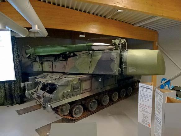 ILMATORJUNTAMUSEO Buk museoitiin Ilmatorjuntamuseoon tullut ohjusvaunu kiinnosti Lyhyestä varoajasta huolimatta lauantaina 4.2.