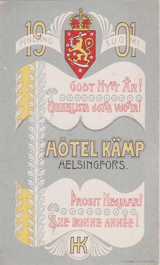 Suomessa vanhimmat kuvalliset kuoren sisällä kulkeneet mainoskortit ovat 1880-luvulta.