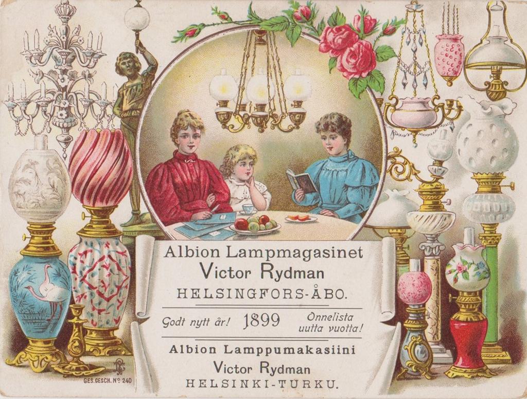 Varsinainen "kulta-aika" korttien näyttävyydessä ajoittuu 1890-1910-luvuille.