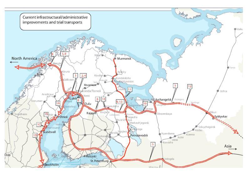 Kainuun logistisen aseman mahdollisuuksia Kiinnostavia uutisia Venäjältä: Belkomur hanke käynnistyy - toteuduttuaan mahdollistaa Vartiuksen kautta uuden, kilpailukykyisen ratayhteyden Kiinaan