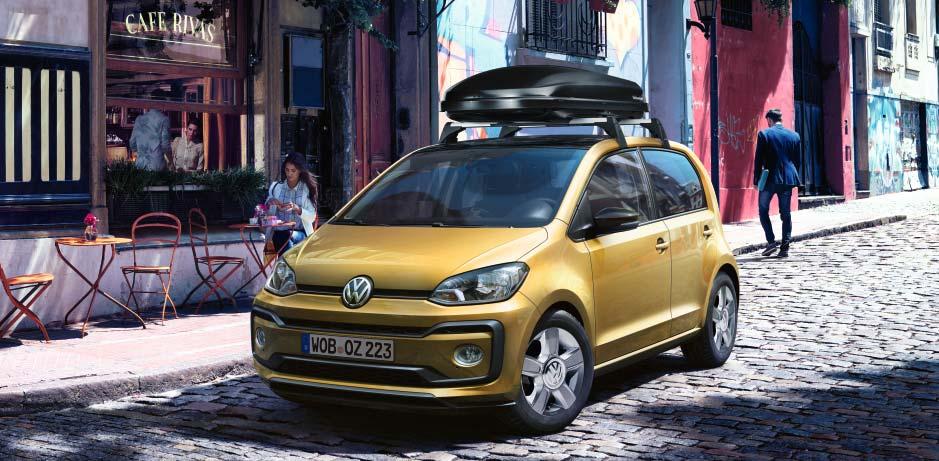 Alkuperäiset Volkswagen-lisävarusteet 3,60 metriä tilaa uusille mahdollisuuksille: Volkswagenin lisävarusteista löydät runsaan valikoiman varusteita, joiden avulla voit mukauttaa up!