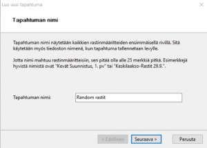 Valitse valitse karttatiedosto. Valitse karttatiedosto tietokoneelta, valitse avaa. Purple Pen lukee Ocad- ja PDF-tiedostoja. SaSun karttapohjat löytyvät PC:n hakemistosta C:\Tiedostot\KartatRadat.