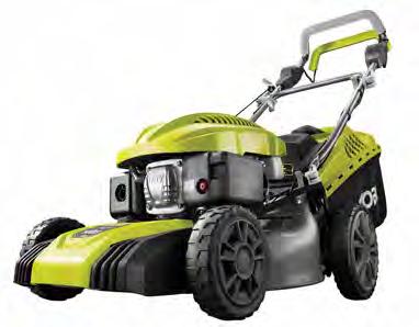 Ryobi RLM46140 ITSEVETÄVÄ RUOHONLEIKKURI puhdas moottoriteknologia, OHV-moottori 140cc 4 toimintoa