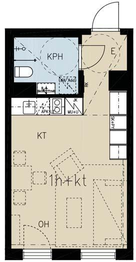 20 yit.fi/aventuriini 28,0 m² 1 h + kt A2 1. KERROS A7 2. KERROS A13 3.