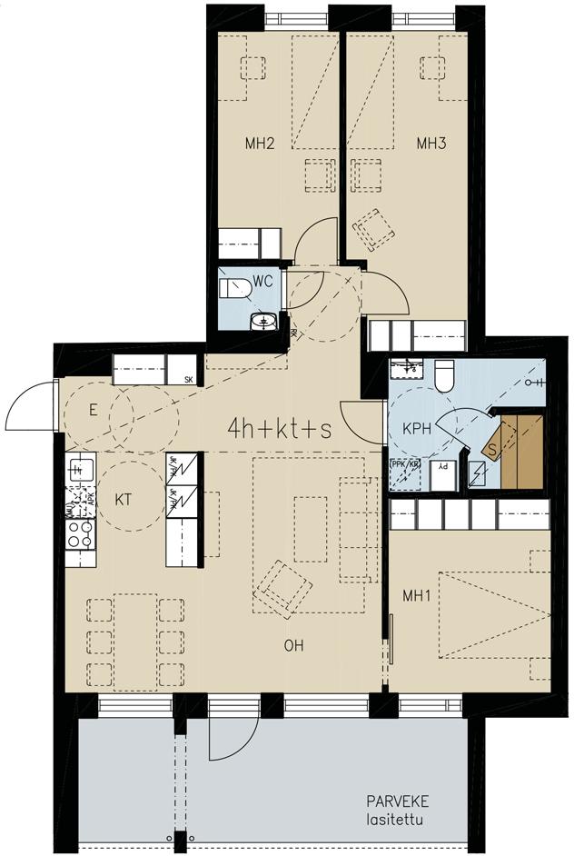 30 yit.fi/aventuriini 84,5 m² 4 h + kt + s A5 2. KERROS A11 3. KERROS A18 4. KERROS A25 5. KERROS A32 6. KERROS A39 7.