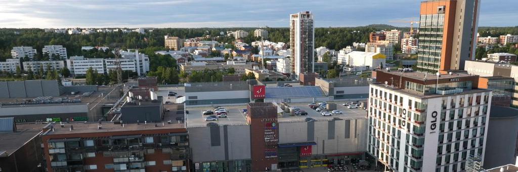 Esimerkkiprojekti Sellon kauppakeskus Energiatehokkuustoimenpiteiden tuomat suorat energiansäästöt Huolto-