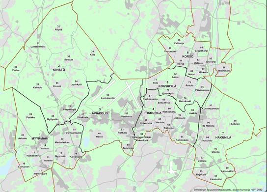 VANTAA 2018 - asukkaita 222 000 - vieraskielisiä 16.