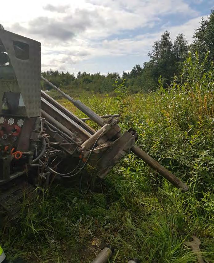 Näyte puristetaan