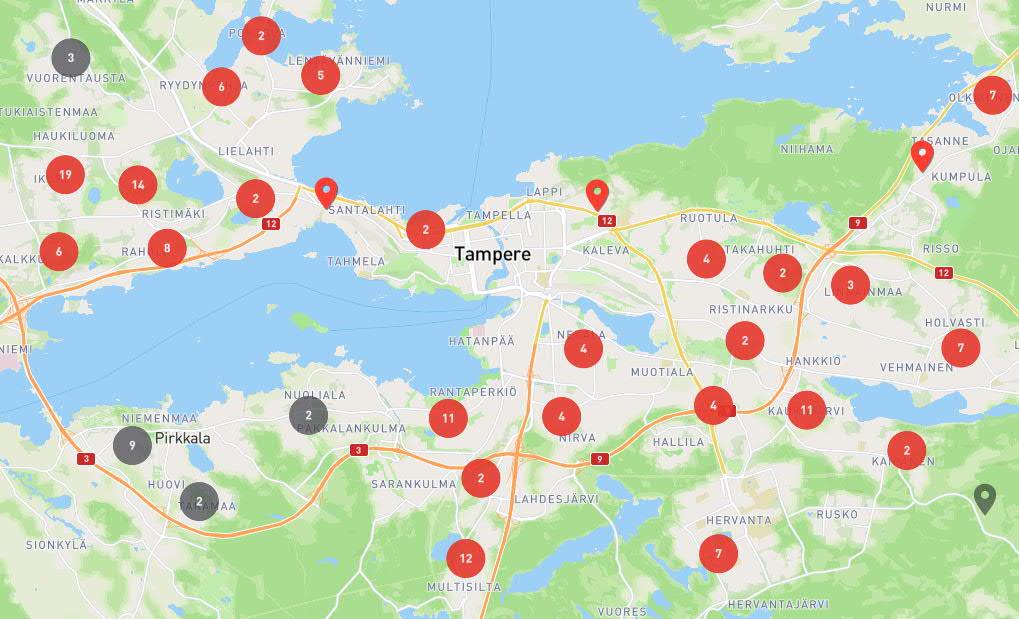 uudiskohdetta 32 asuntoa keskustassa vähintään 4