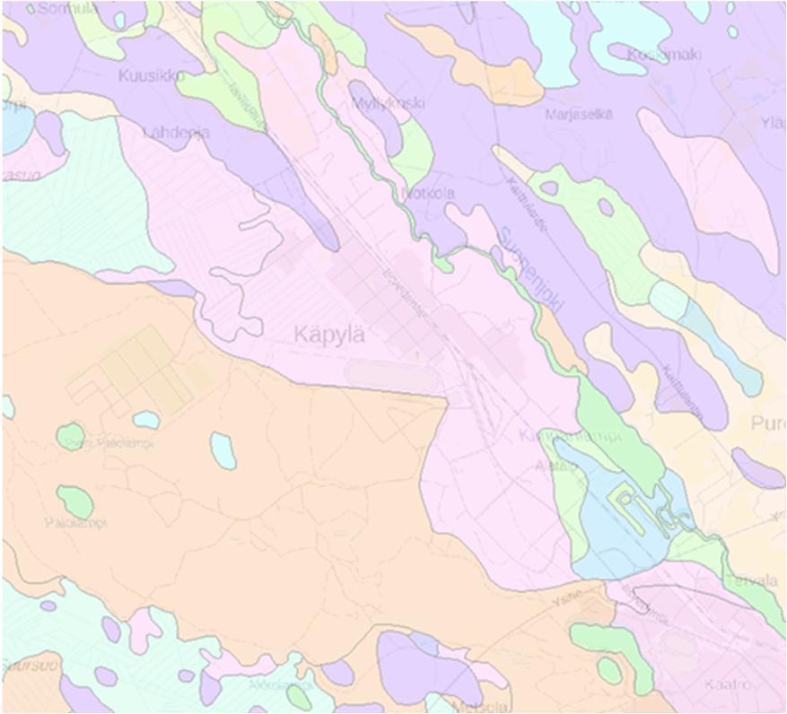 Meluselvitys 8/15 Taulukko 6. Tärinäalttiusluokat rakenteiden tärinän arvioinnin kannalta.