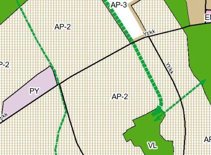 9 Kuva 7: Ote Keravan yleiskaavasta 2035. Suunnittelualueiden likimääräinen sijainti punaisella.