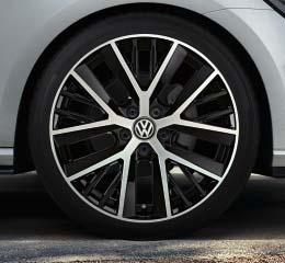 18" kevytmetallivanne Rotary³), Volkswagen-lisävaruste 16 18"
