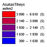 Asukas- ja lapsitiheydet Eniten asukkaita Lintuvaarassa ja Laaksolahdessa; 9304 asukasta Vähiten asukkaita oli Kortesmäessä, jossa asui 154 ihmistä.