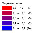 Katuverkon ongelmakohtia kunnossapidon kannalta tunnistettiin kysymällä tiemestareilta ongelmakohtia.