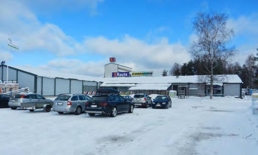 3 Rakennettu ympäristö Kaava-alueen luoteisosassa, tontilla 2, sijaitsee K-rauta K-maatalous erikoistavaraliike