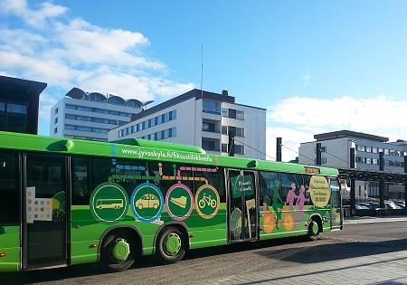 Linkki -linjaautoon toteutettiin fiksun liikkumisen brändin