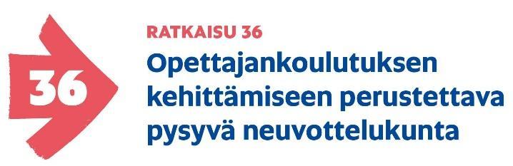 mentorointi Opettajankoulutusfoorumin työtä pitää jatkaa perustamalla